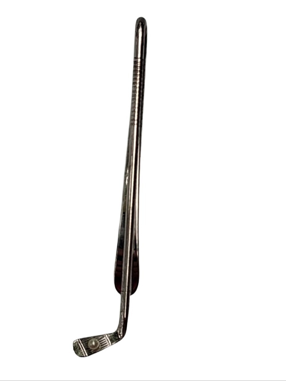 Vintage B.A. Ballou Sterling Silver Golf Club Tie Clip Bar